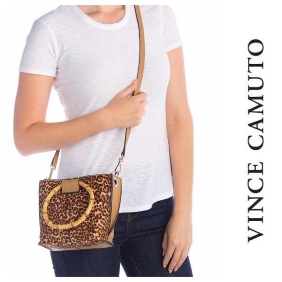 VINCE Camuto Leather & Calf Handbag - Picture 2 of 12